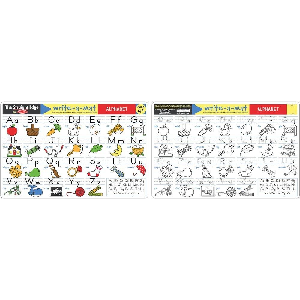 Melissa & Doug - Melissa & Doug Alphabet Write-A-Mat (Bundle of 6) - Playful Panda