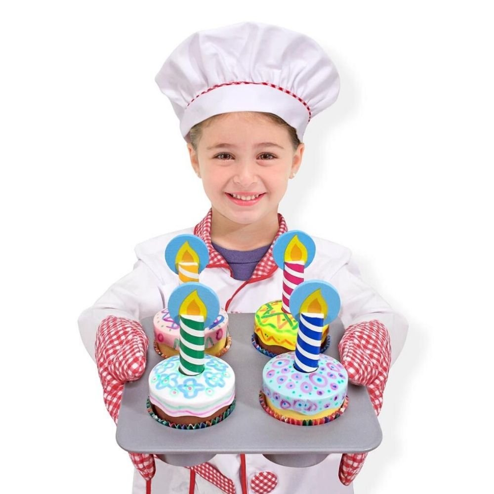 Melissa & Doug - Melissa & Doug Bake and Decorate Cupcake Set - Playful Panda