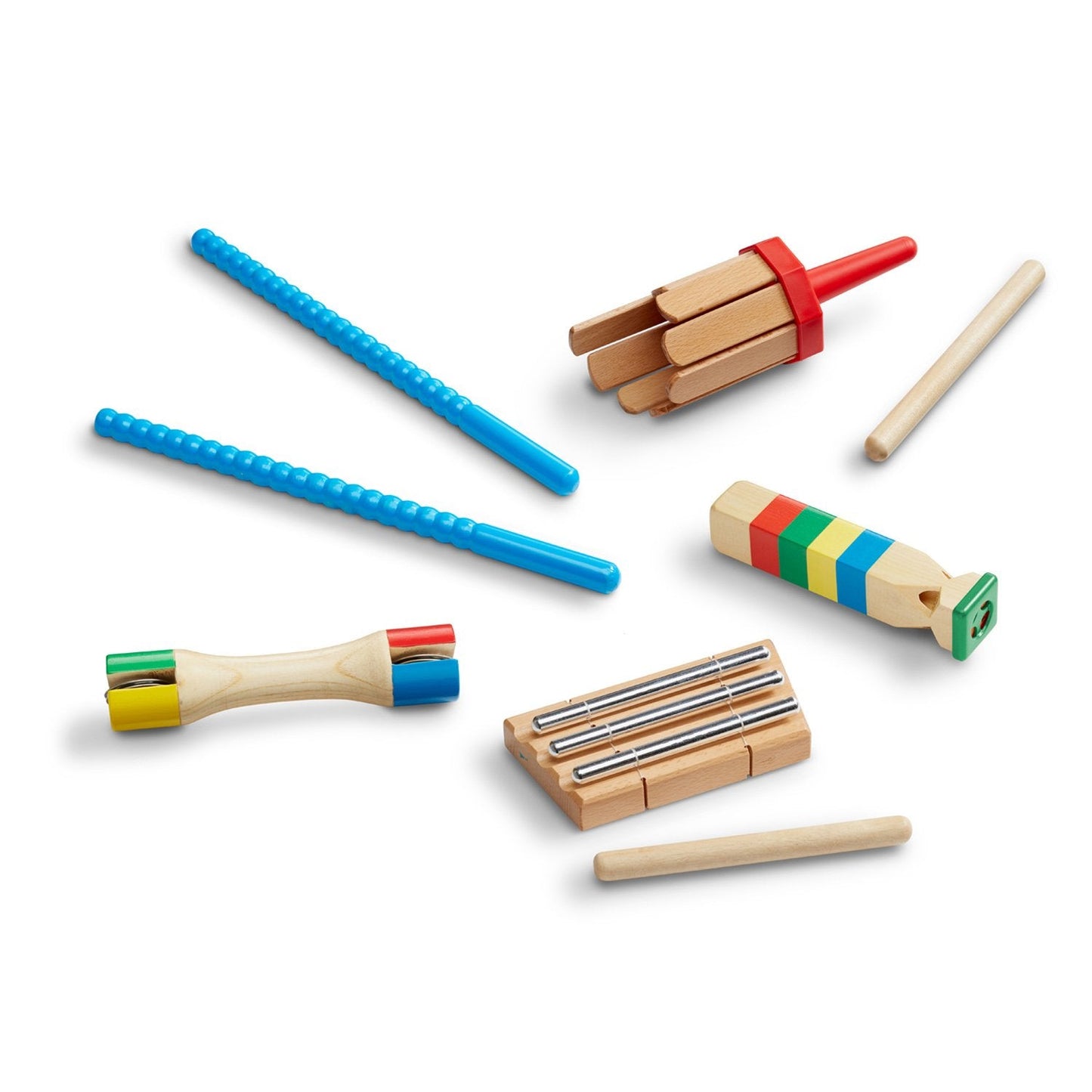 Melissa & Doug - Melissa & Doug Band In a Box Chime! Whistle! Jingle! - Playful Panda