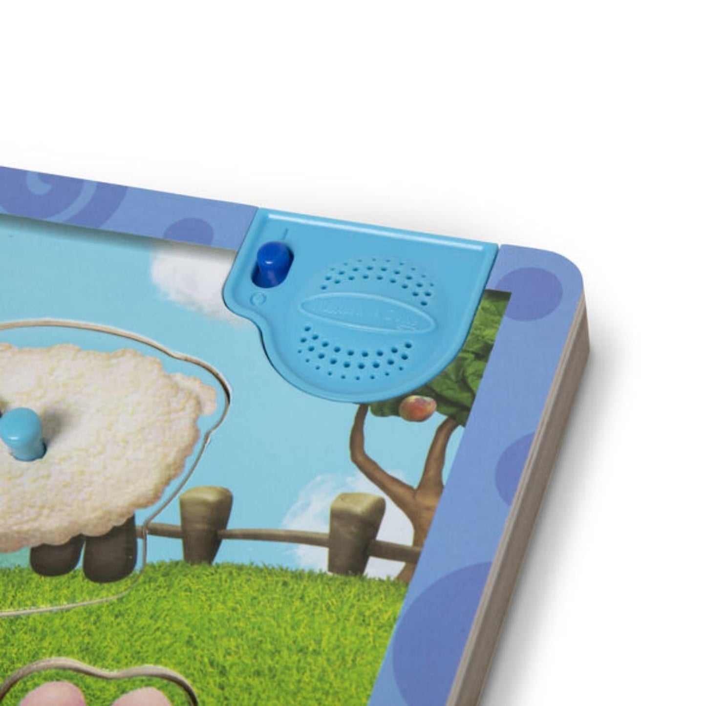 Melissa & Doug - Melissa & Doug Blues Clues Wooden Musical Farm Sound Puzzle - Playful Panda