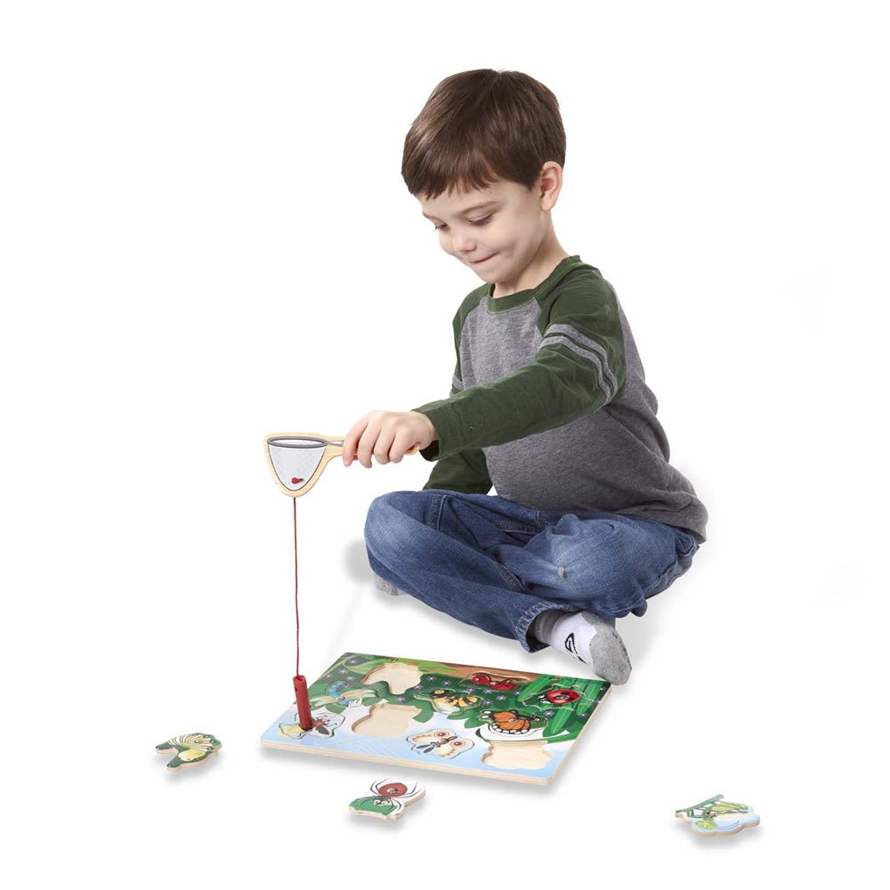 Melissa & Doug Bug-Catching Magnetic Puzzle Game