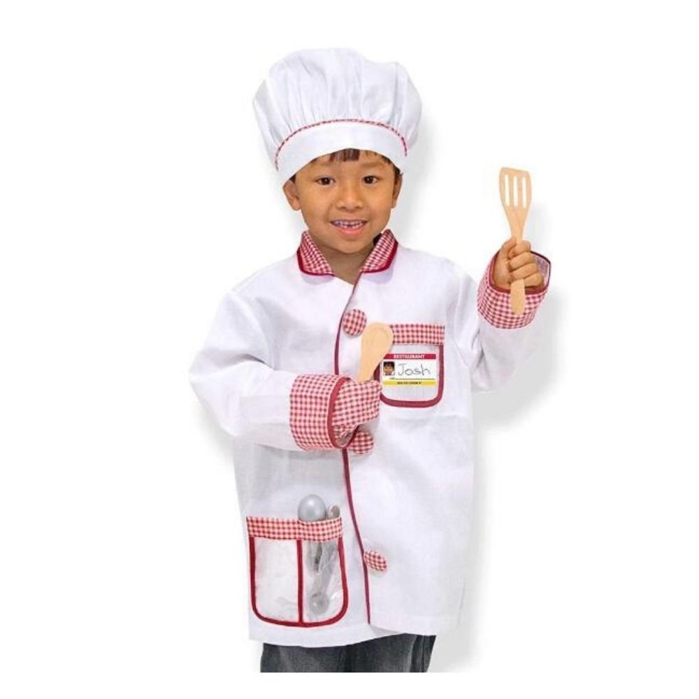 Melissa & Doug - Melissa & Doug Chef Role Play Costume Set - Playful Panda