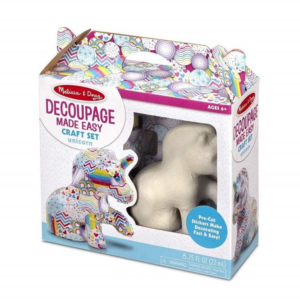 Melissa & Doug - Melissa & Doug Decoupage Made Easy Unicorn - Playful Panda