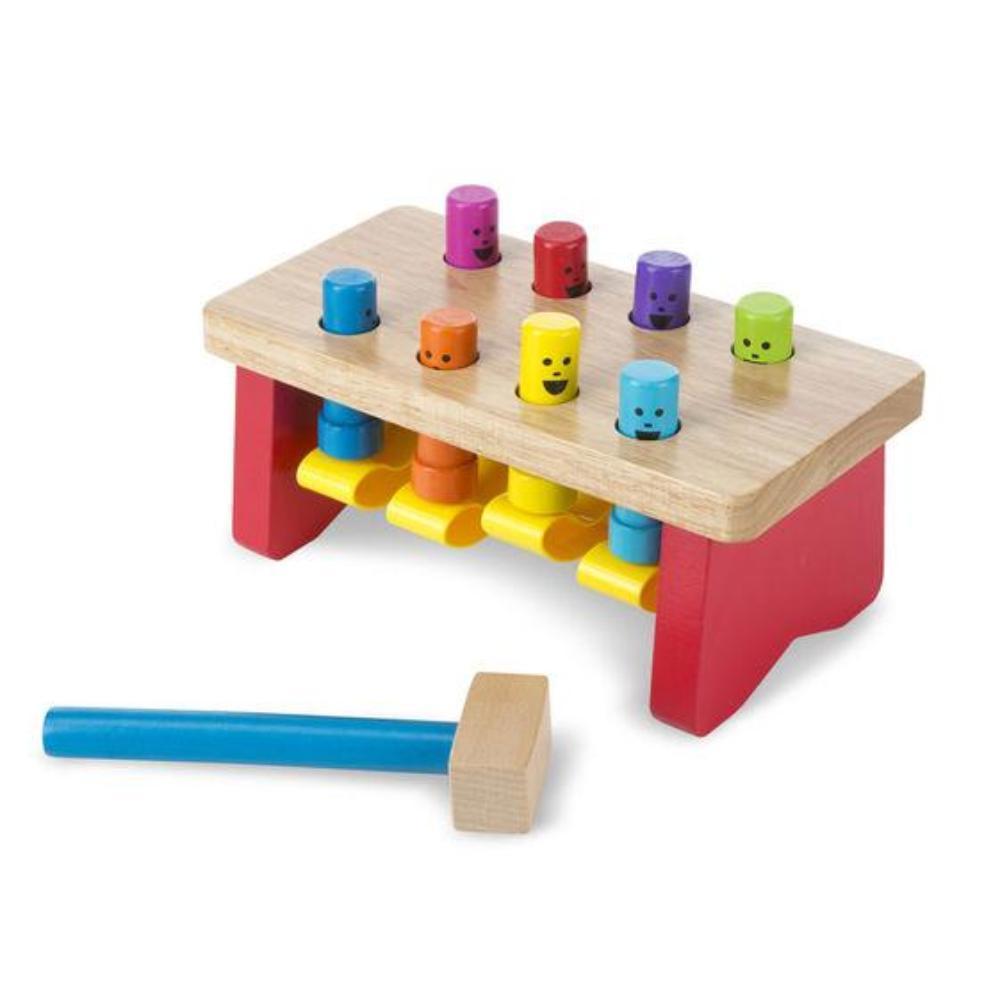 Melissa & Doug - Melissa & Doug Deluxe Pounding Bench - Playful Panda