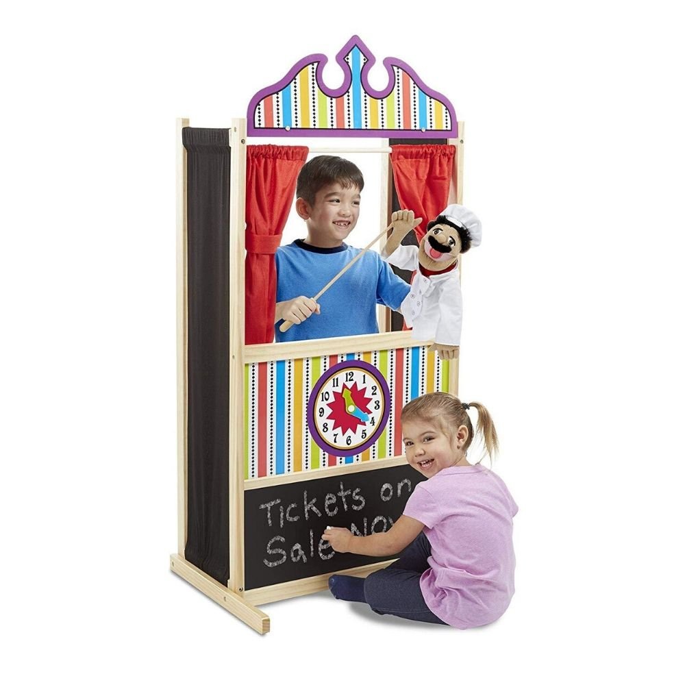 Melissa & Doug - Melissa & Doug Deluxe Puppet Theatre - Playful Panda