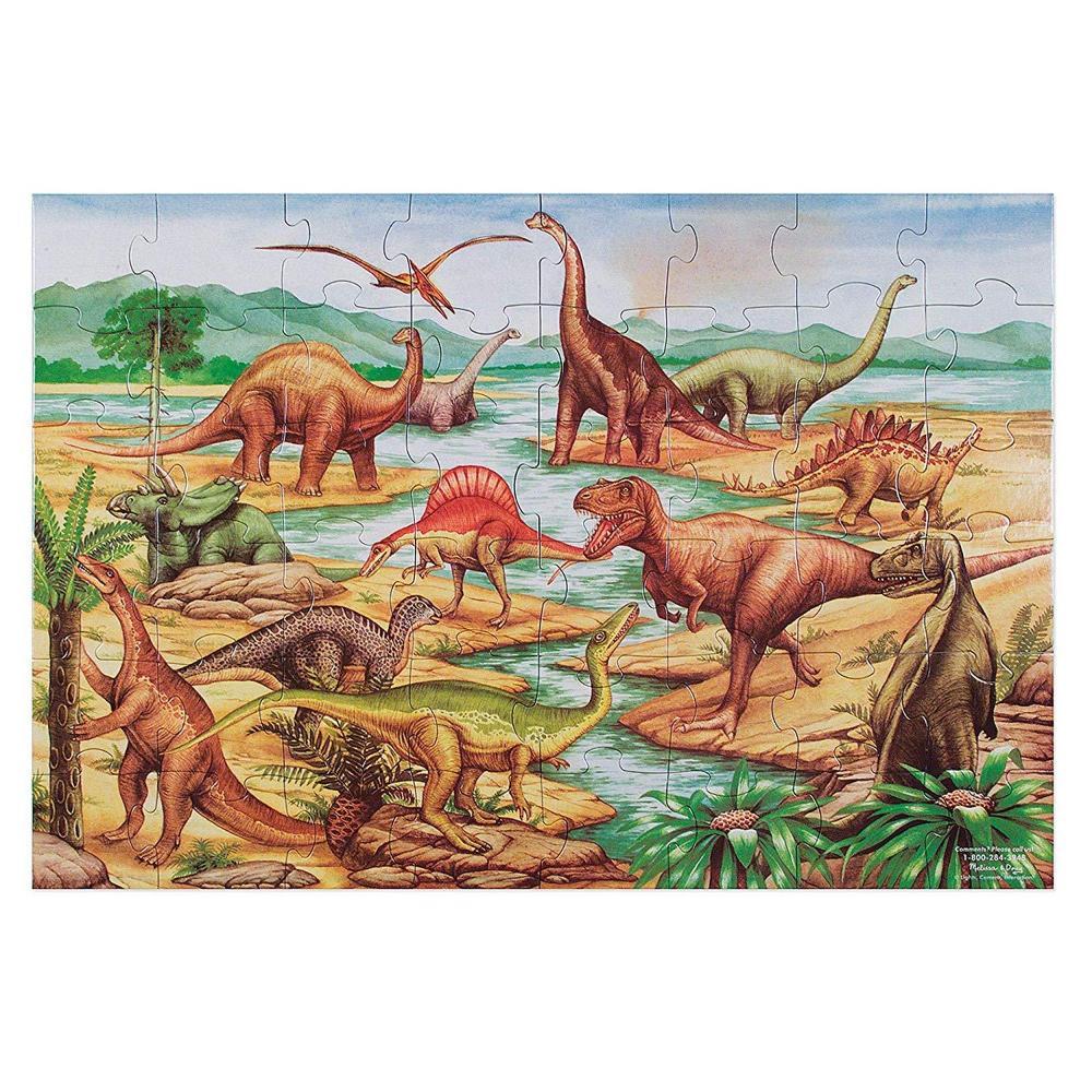 Melissa & Doug - Melissa & Doug Dinosaurs Floor (48 pc) - Playful Panda