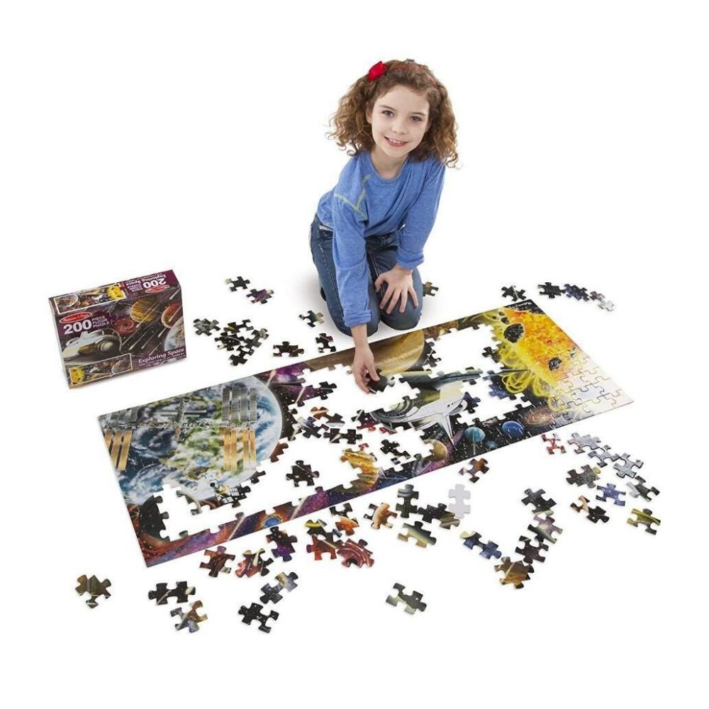 Melissa & Doug - Melissa & Doug Exploring Space 200 pc Floor Puzzle - Playful Panda