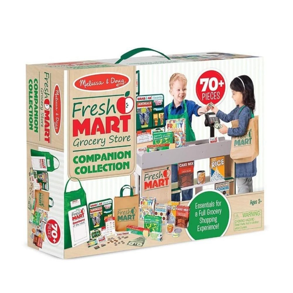 Melissa & Doug - Melissa & Doug Fresh Mart Grocery Store Companion Collection - Playful Panda