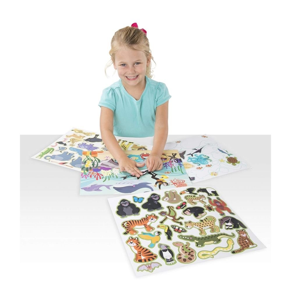Melissa & Doug - Melissa & Doug Habitats Reusable Sticker Pad - Playful Panda
