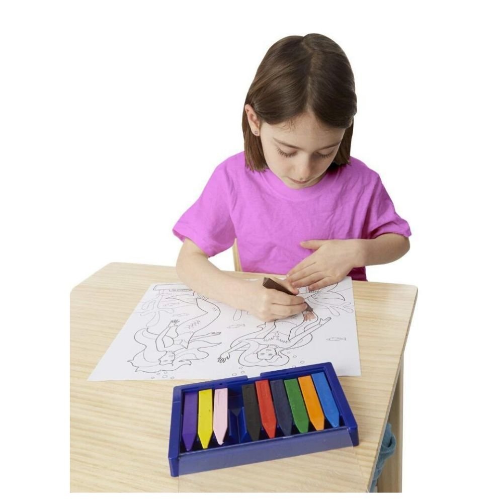 Melissa & Doug - Melissa & Doug Jumbo Triangular Crayons - Playful Panda