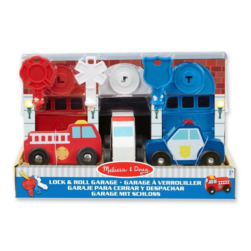 Melissa & Doug - Melissa & Doug Keys and Cars Rescue Garage - Playful Panda