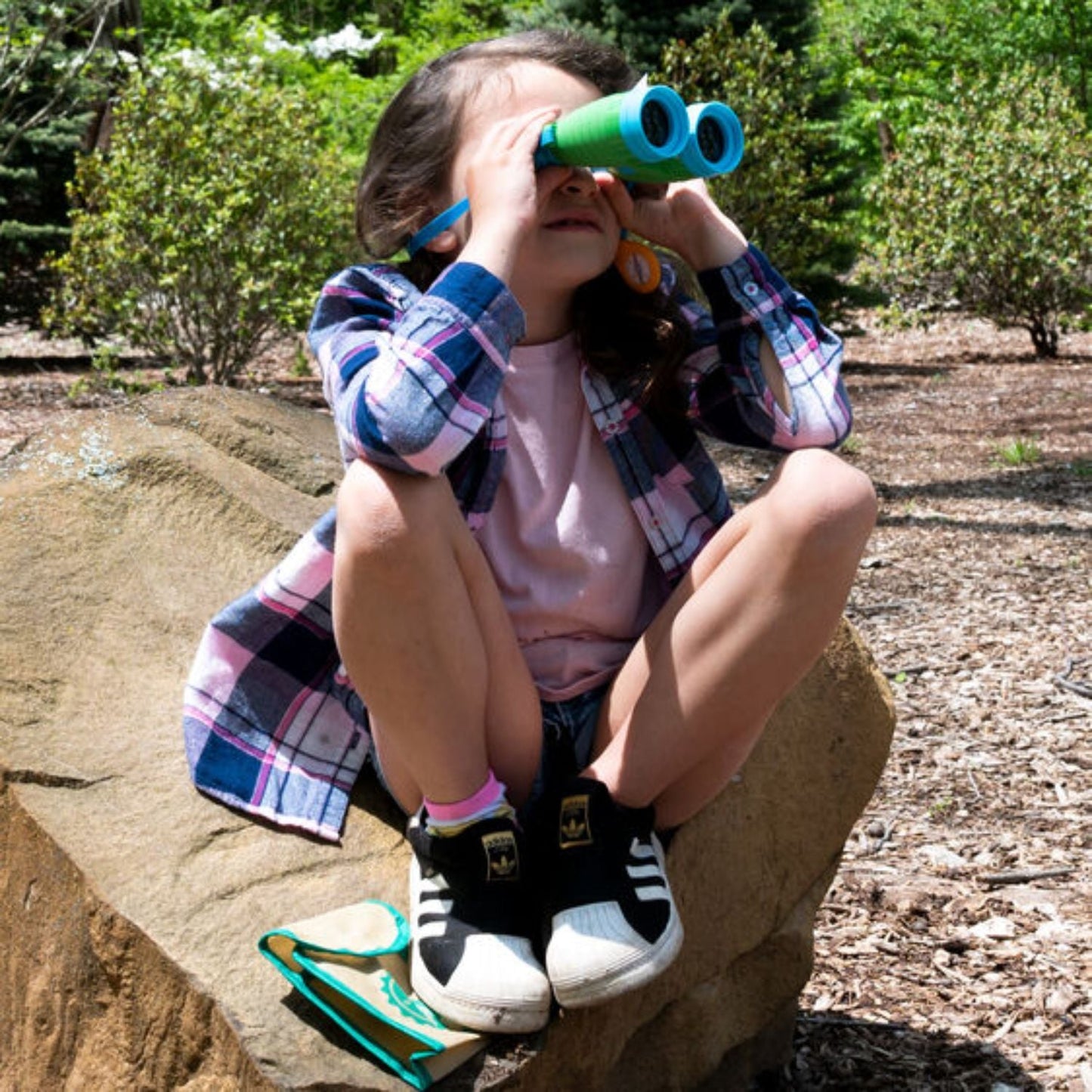 Melissa & Doug - Melissa & Doug Let’s Explore Binoculars & Compass Play Set - Playful Panda