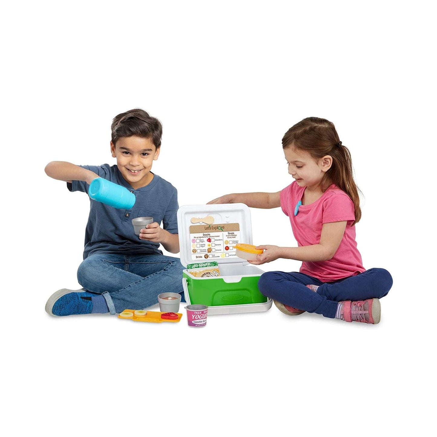 Melissa & Doug - Melissa & Doug Let’s Explore Camp Cooler Play Set - Playful Panda