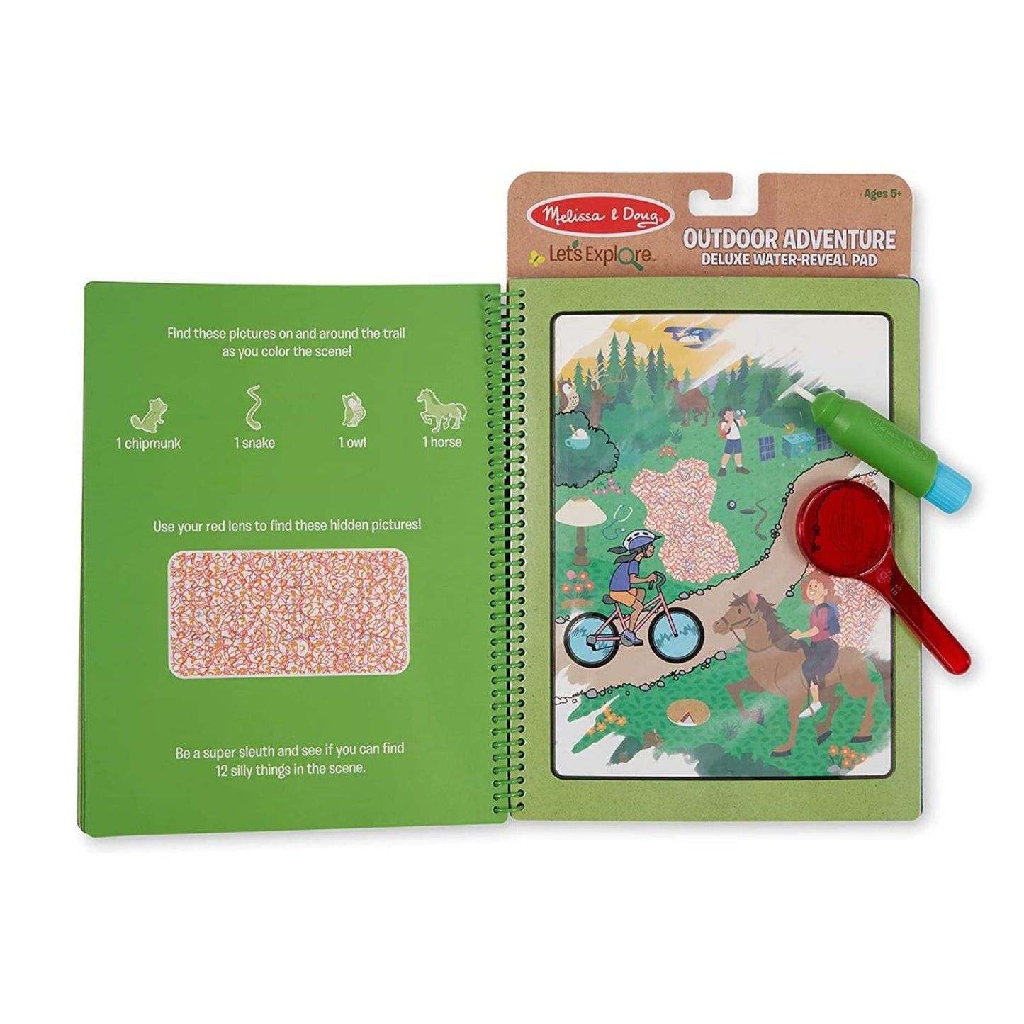 Melissa & Doug - Melissa & Doug Let’s Explore Water Wow Outdoor Adventure - Playful Panda