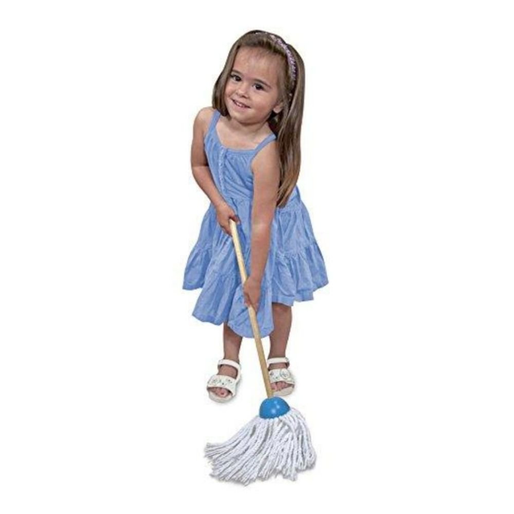 Melissa & Doug - Melissa & Doug Let’s Play House Dust! Sweep! Mop! - Playful Panda