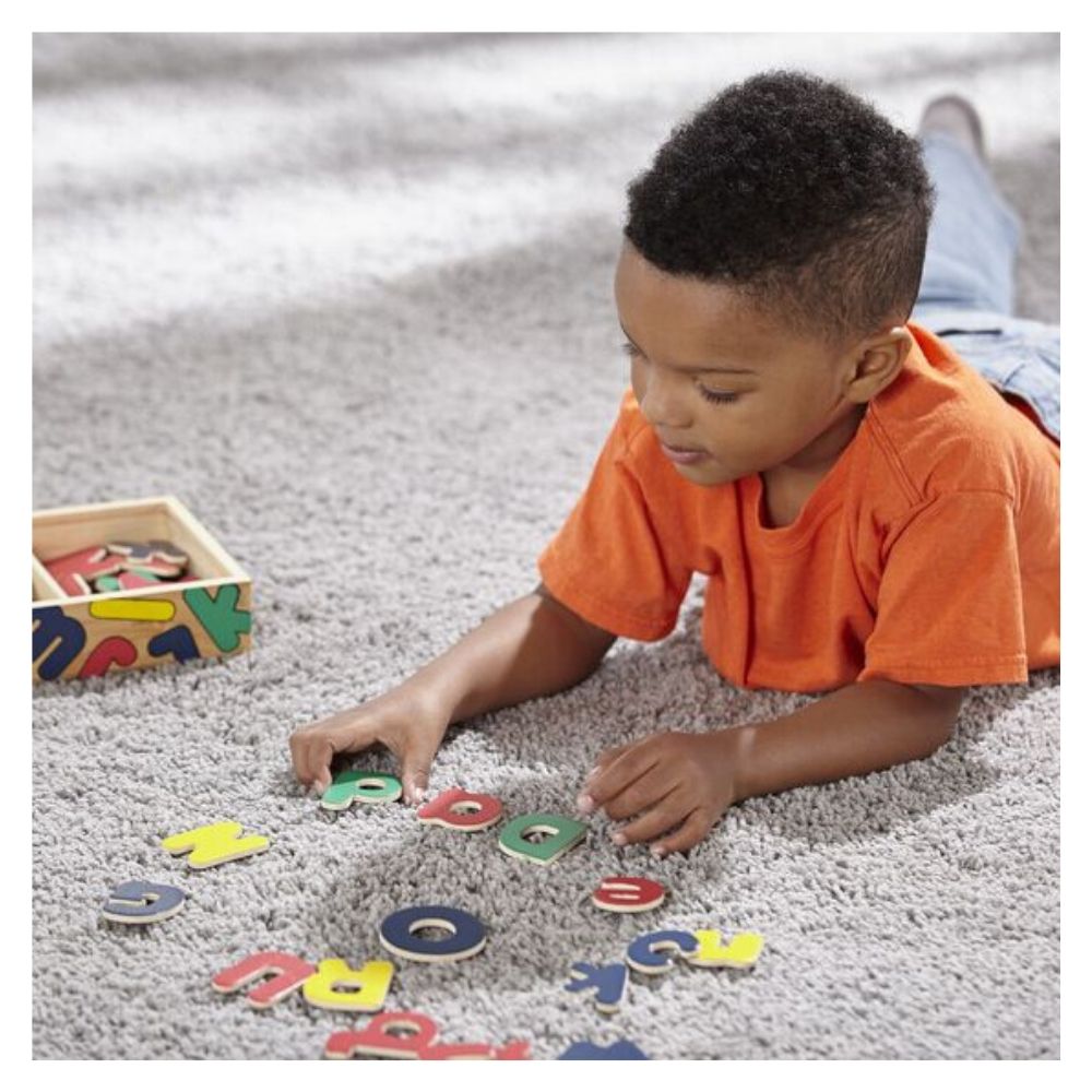 Melissa & Doug - Melissa & Doug Magnetic Wooden Alphabet - Playful Panda