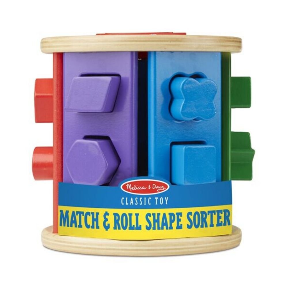 Melissa & Doug - Melissa & Doug Match & Roll Shape Sorter - Playful Panda