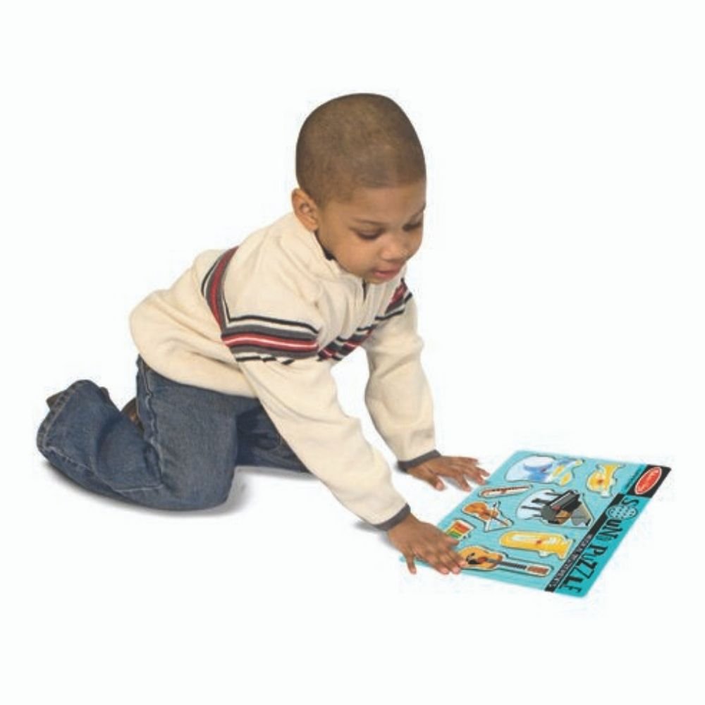 Melissa & Doug - Melissa & Doug Musical Instruments Sound Puzzle - Playful Panda