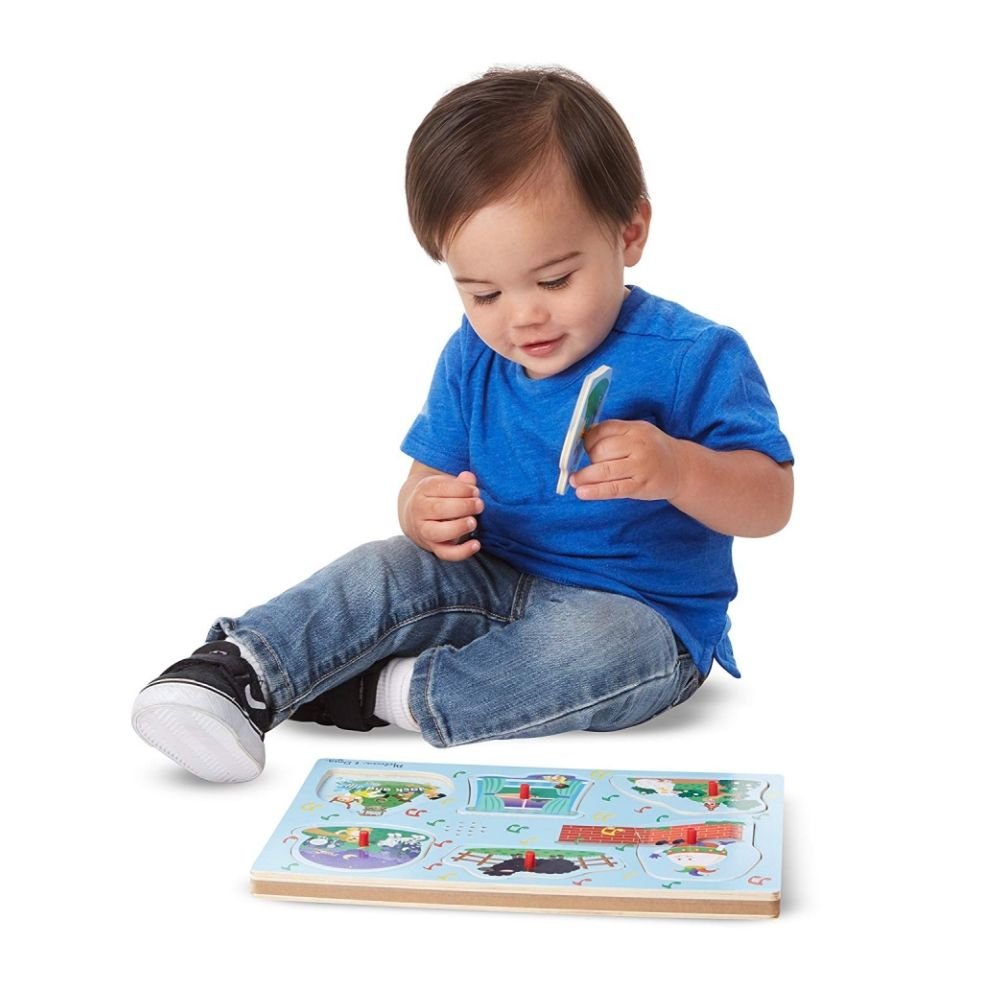 Melissa & Doug - Melissa & Doug Nursery Rhymes 2 Sound Puzzle - Playful Panda