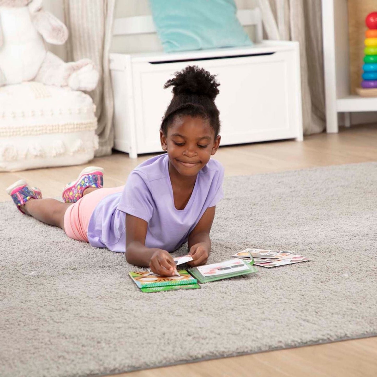 Melissa & Doug - Melissa & Doug On the Go Make-a-Face Pets Reusable Sticker Pad - Playful Panda