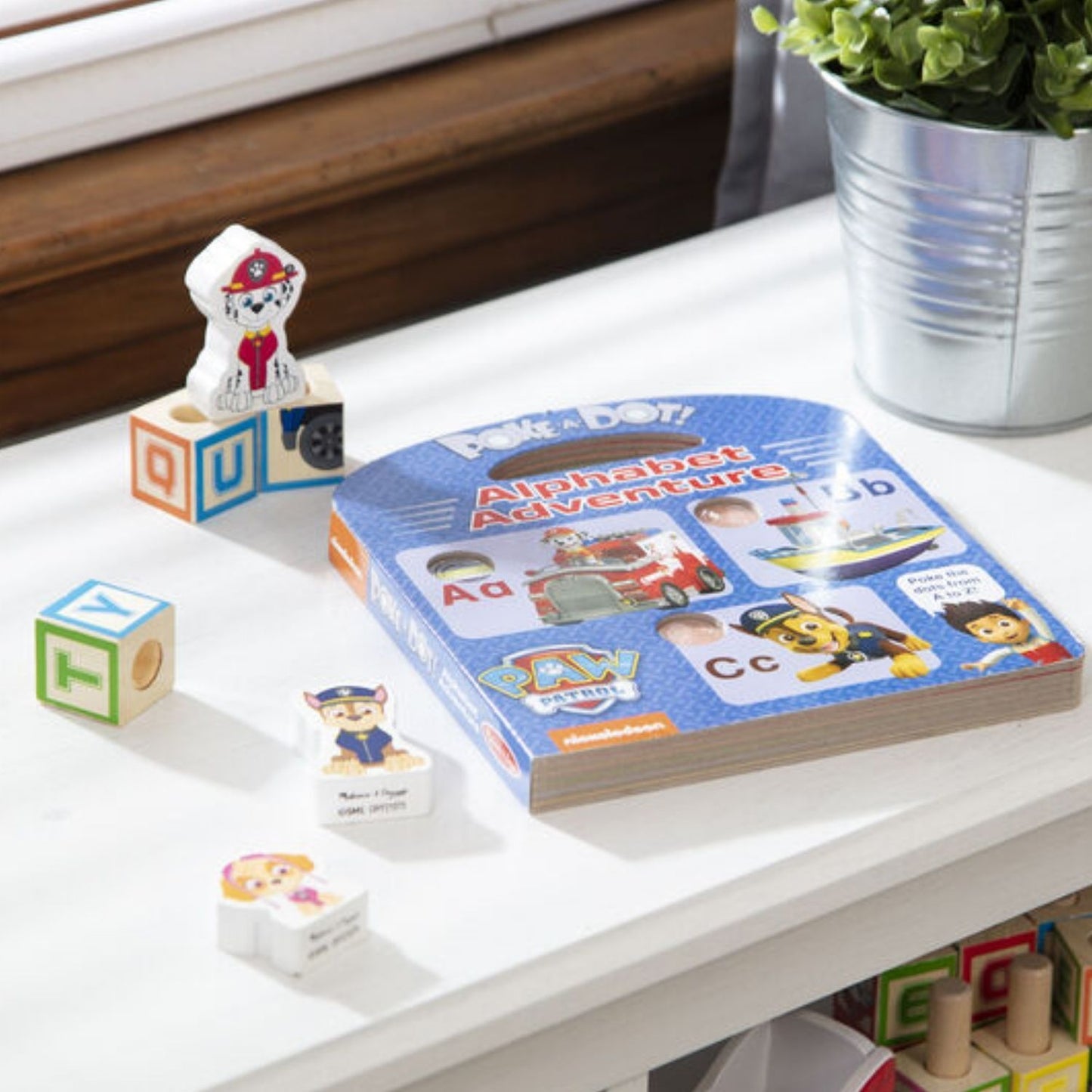 Melissa & Doug - Melissa & Doug Paw Patrol Poke-A-Dot Alphabet Adventure - Playful Panda