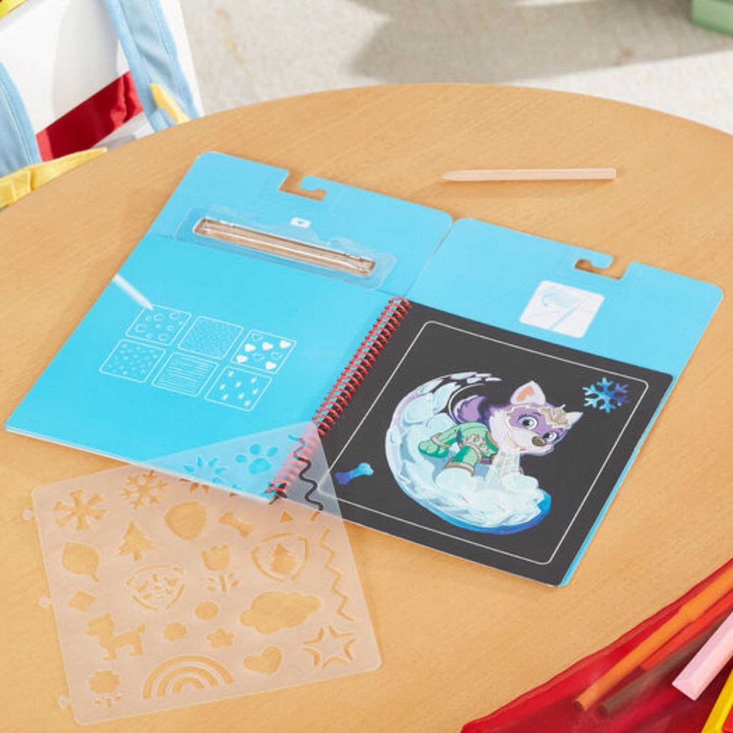 Melissa & Doug - Melissa & Doug Paw Patrol Scratch Art – Skye - Playful Panda