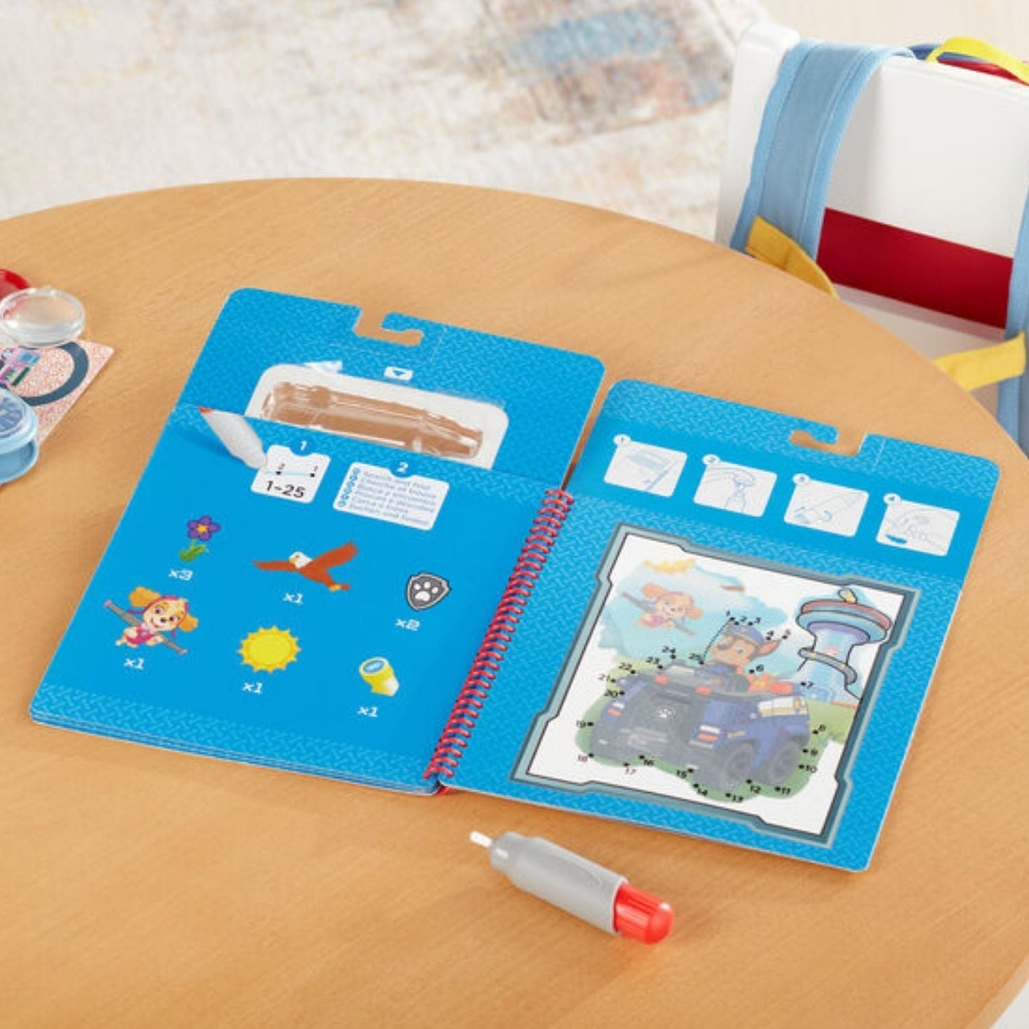 Melissa & Doug - Melissa & Doug Paw Patrol Water Wow – Chase - Playful Panda