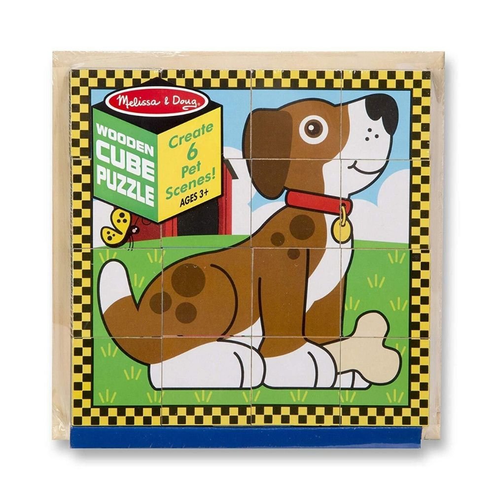 Melissa & Doug - Melissa & Doug Pets Cube Puzzle - Playful Panda