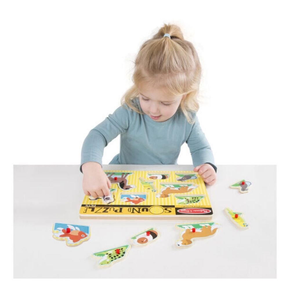 Melissa & Doug - Melissa & Doug Pets Sound Puzzle - Playful Panda