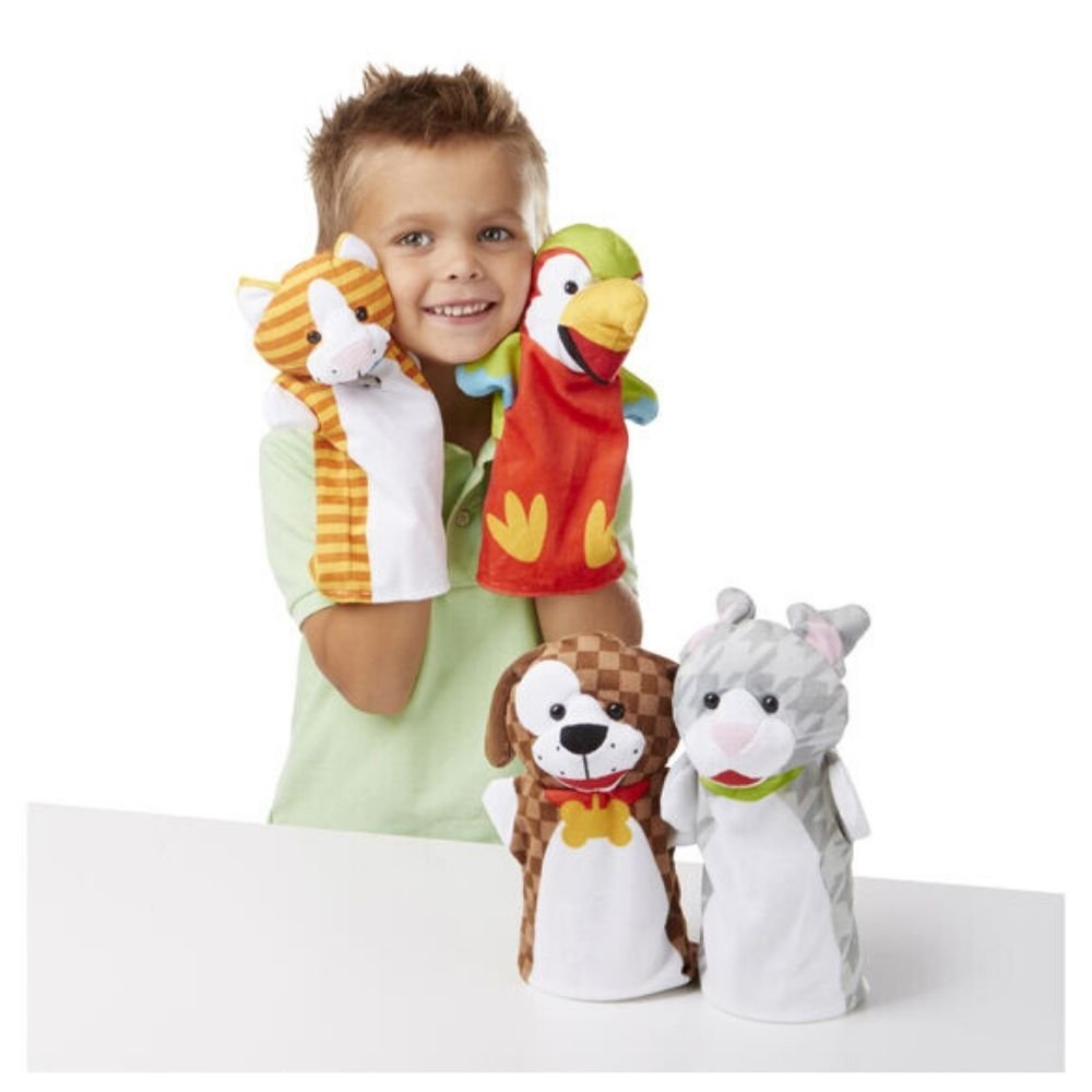 Melissa & Doug - Melissa & Doug Playful Pets Hand Puppets - Playful Panda