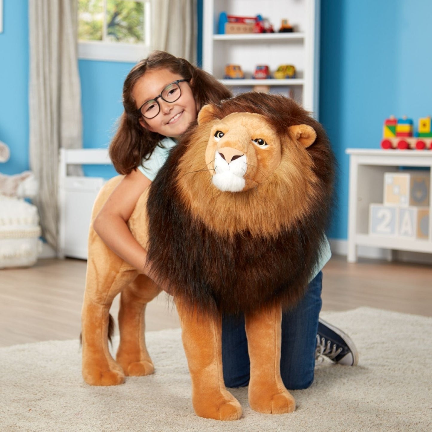 Melissa & Doug - Melissa & Doug Plush – Standing Lion - Playful Panda