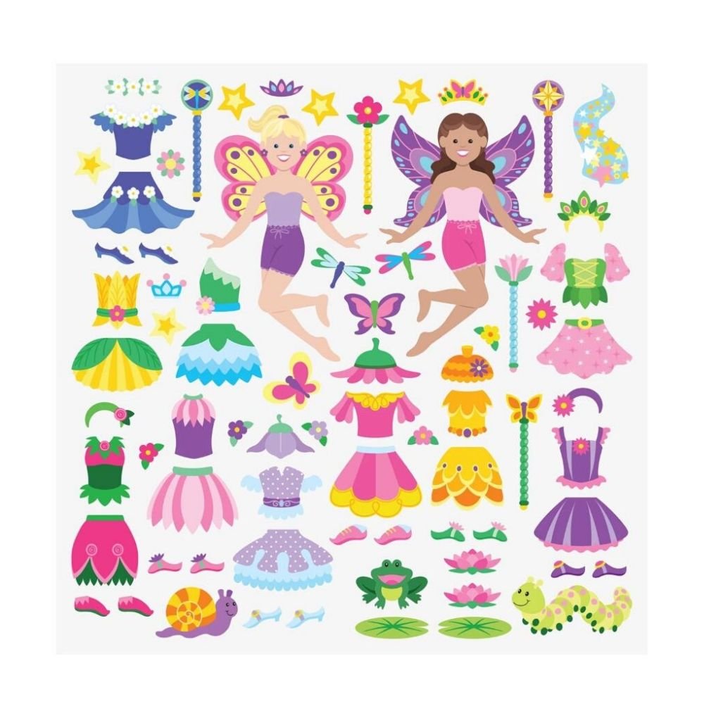 Melissa & Doug - Melissa & Doug Puffy Sticker Play Set – Fairy - Playful Panda