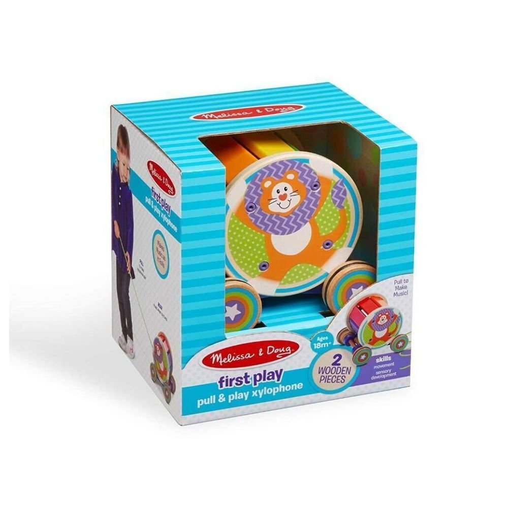 Melissa & Doug - Melissa & Doug Pull and Play Xylophone - Playful Panda