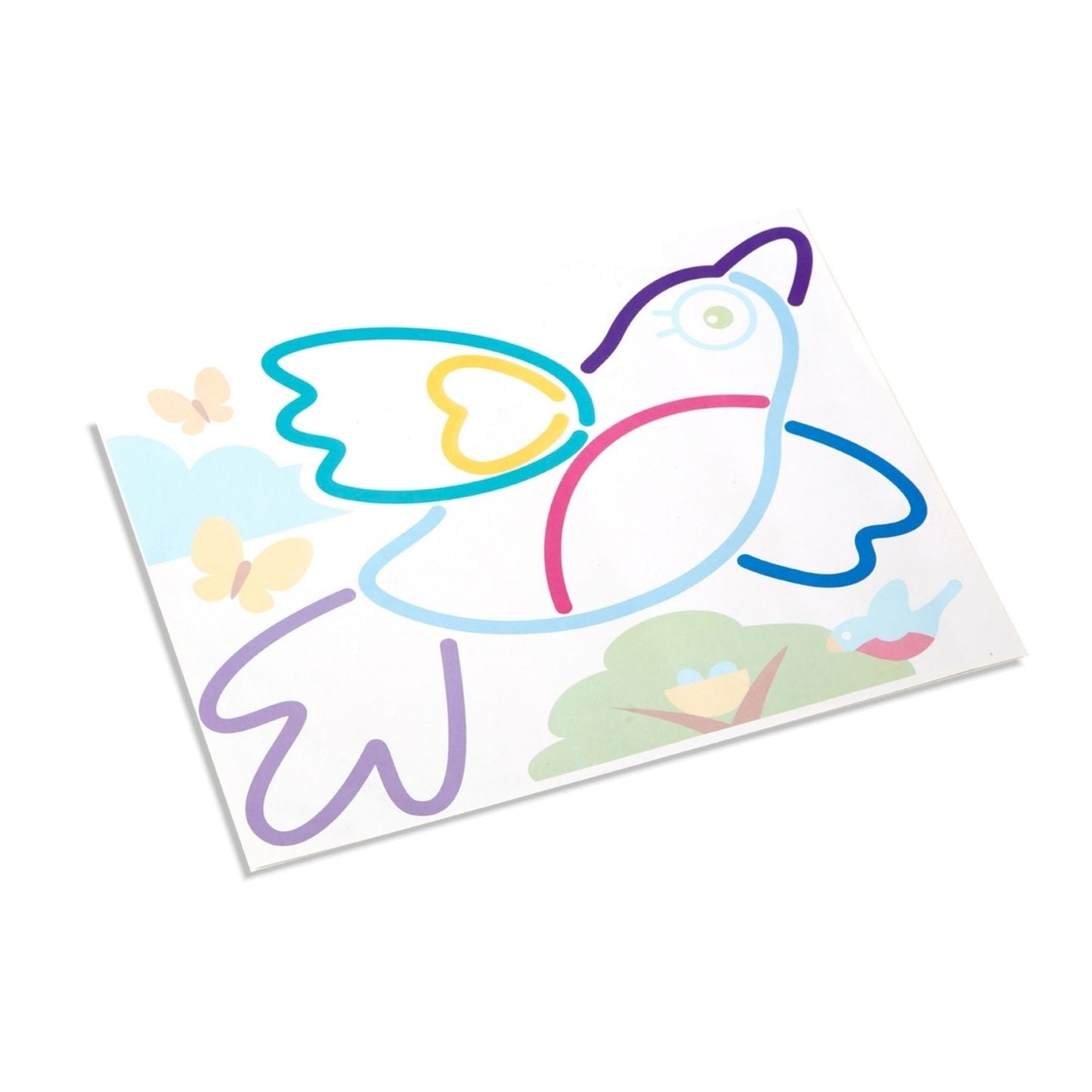 Melissa & Doug - Melissa & Doug Rainbow Cord & Picture Pattern Maker - Playful Panda