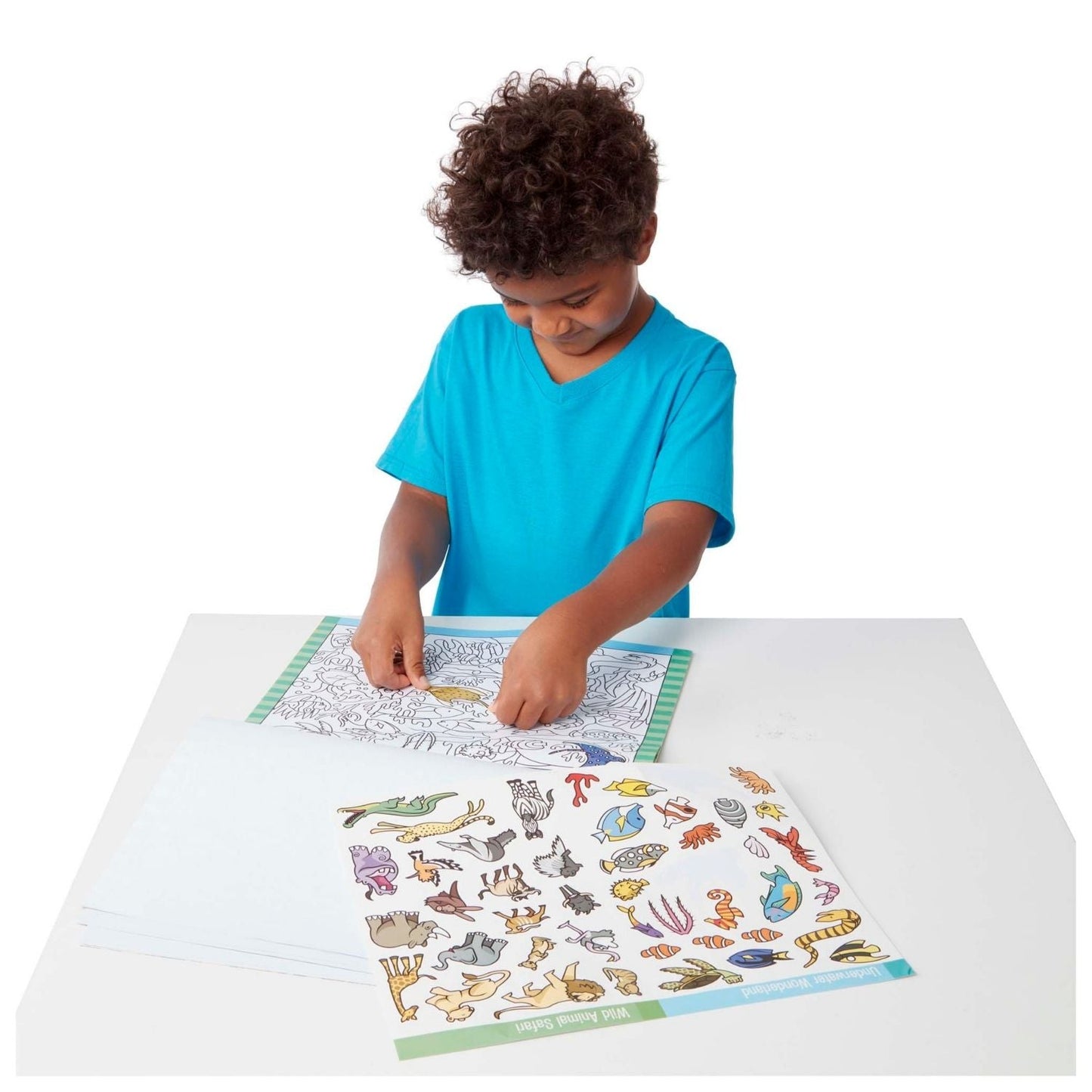 Melissa & Doug - Melissa & Doug Seek & Find Sticker Pad – Animal - Playful Panda