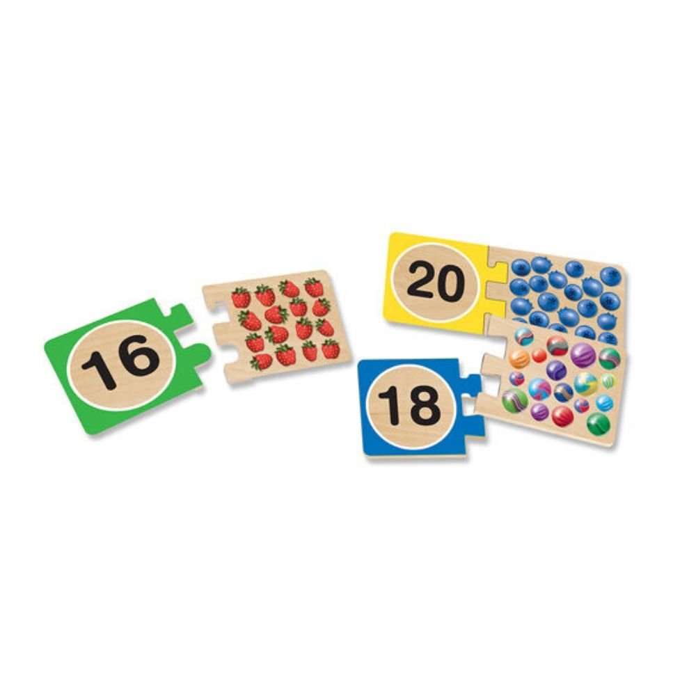 Melissa & Doug - Melissa & Doug Self-Correcting Number Puzzles - Playful Panda