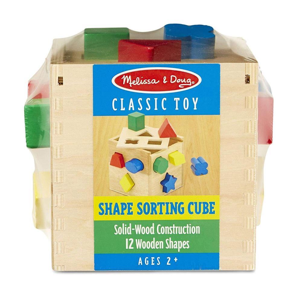 Melissa & Doug - Melissa & Doug Shape Sorting Cube Classic Toy - Playful Panda