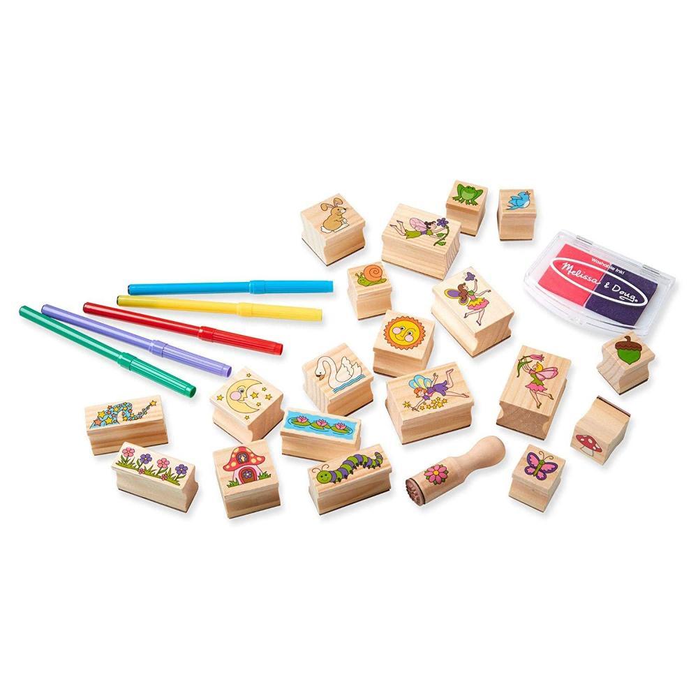 Melissa & Doug - Melissa & Doug Stamp-a-Scene Fairy Garden - Playful Panda