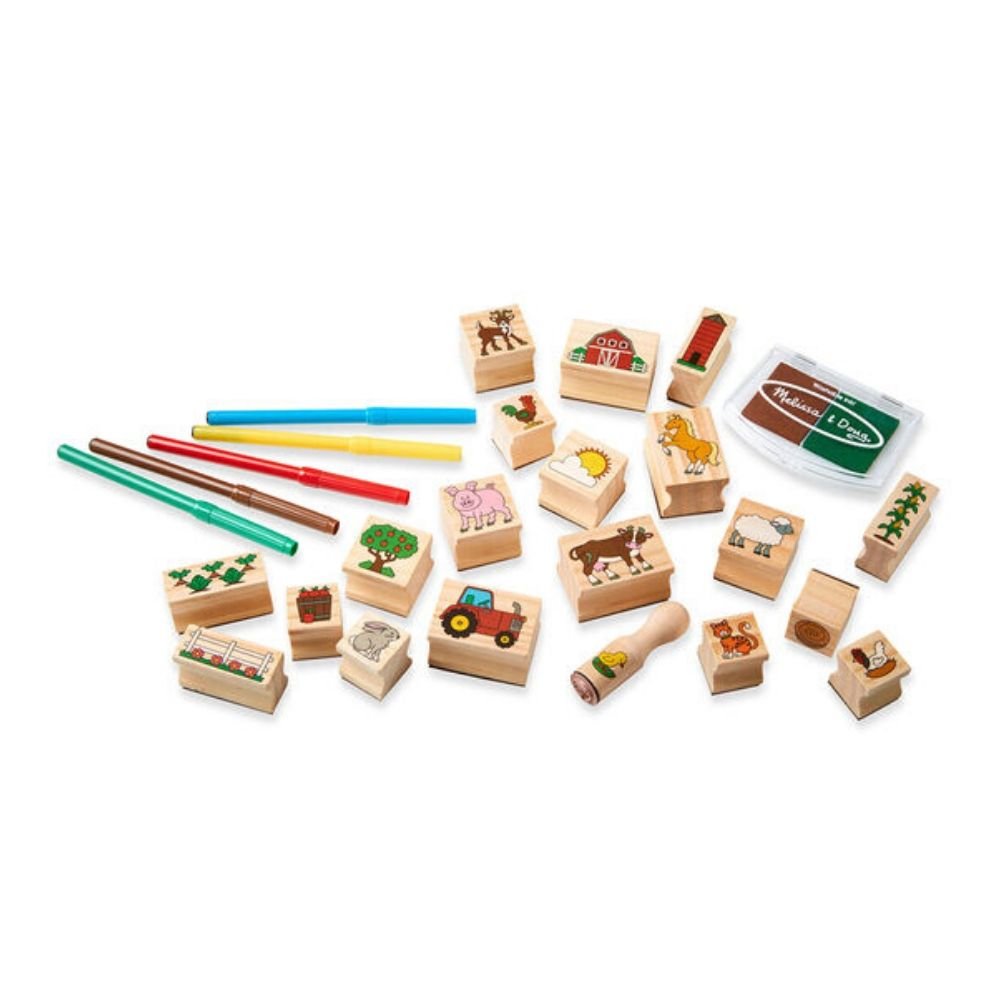 Melissa & Doug - Melissa & Doug Stamp-a-Scene Farm - Playful Panda