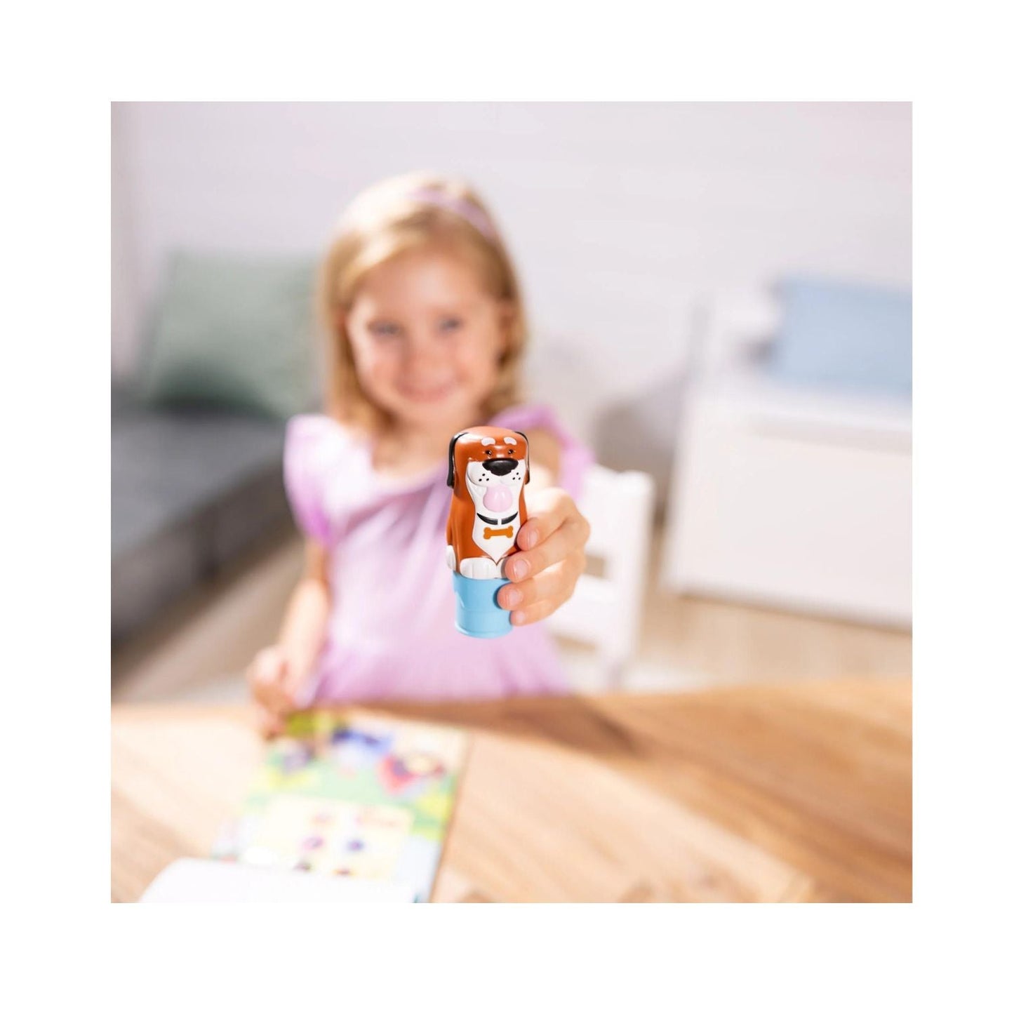 Melissa & Doug - Melissa & Doug Sticker WOW! – Sticker Stamper & Activity Pad – Dog - Playful Panda