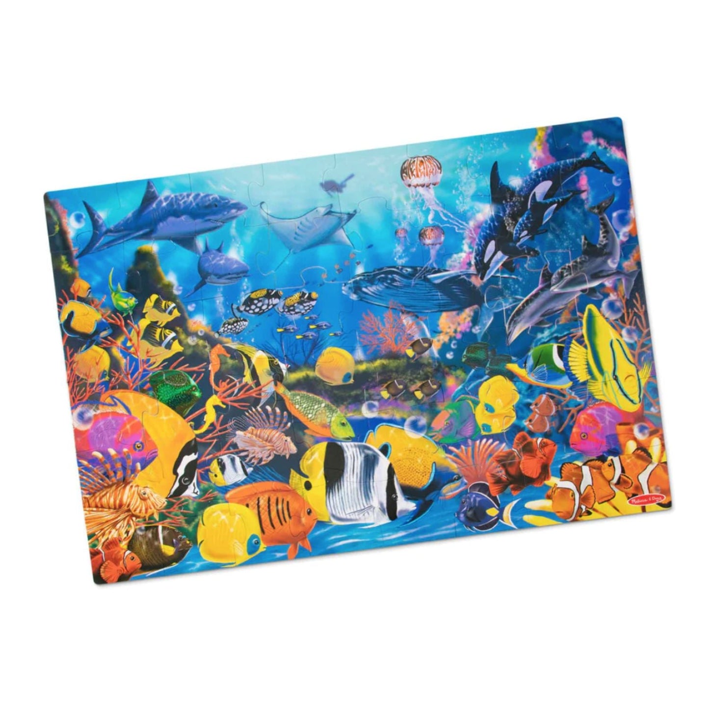 Melissa & Doug - Melissa & Doug Underwater Floor Puzzle – 48 Pieces - Playful Panda