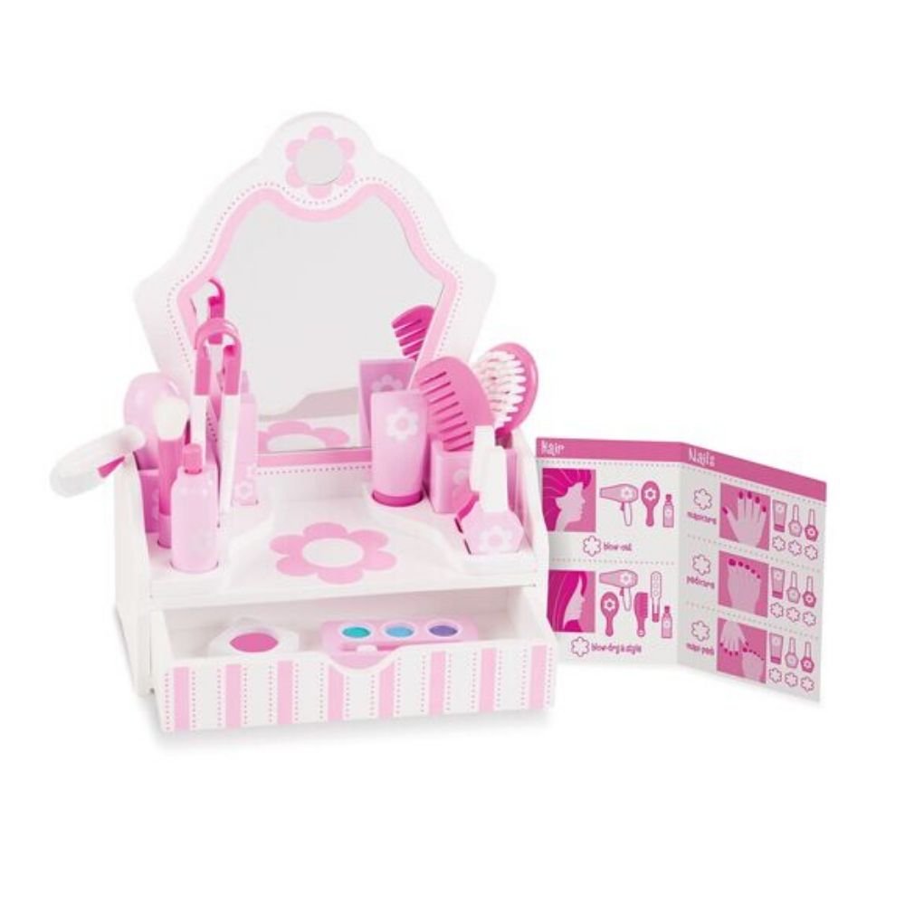 Melissa & Doug - Melissa & Doug Vanity Play Set - Playful Panda