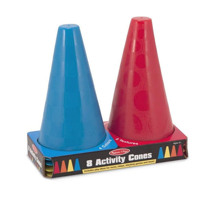 Melissa & Doug - Melissa & Doug Activity Cones (8 in a pack) - Playful Panda