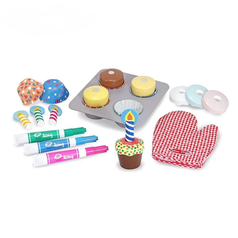 Melissa & Doug - Melissa & Doug Bake and Decorate Cupcake Set - Playful Panda