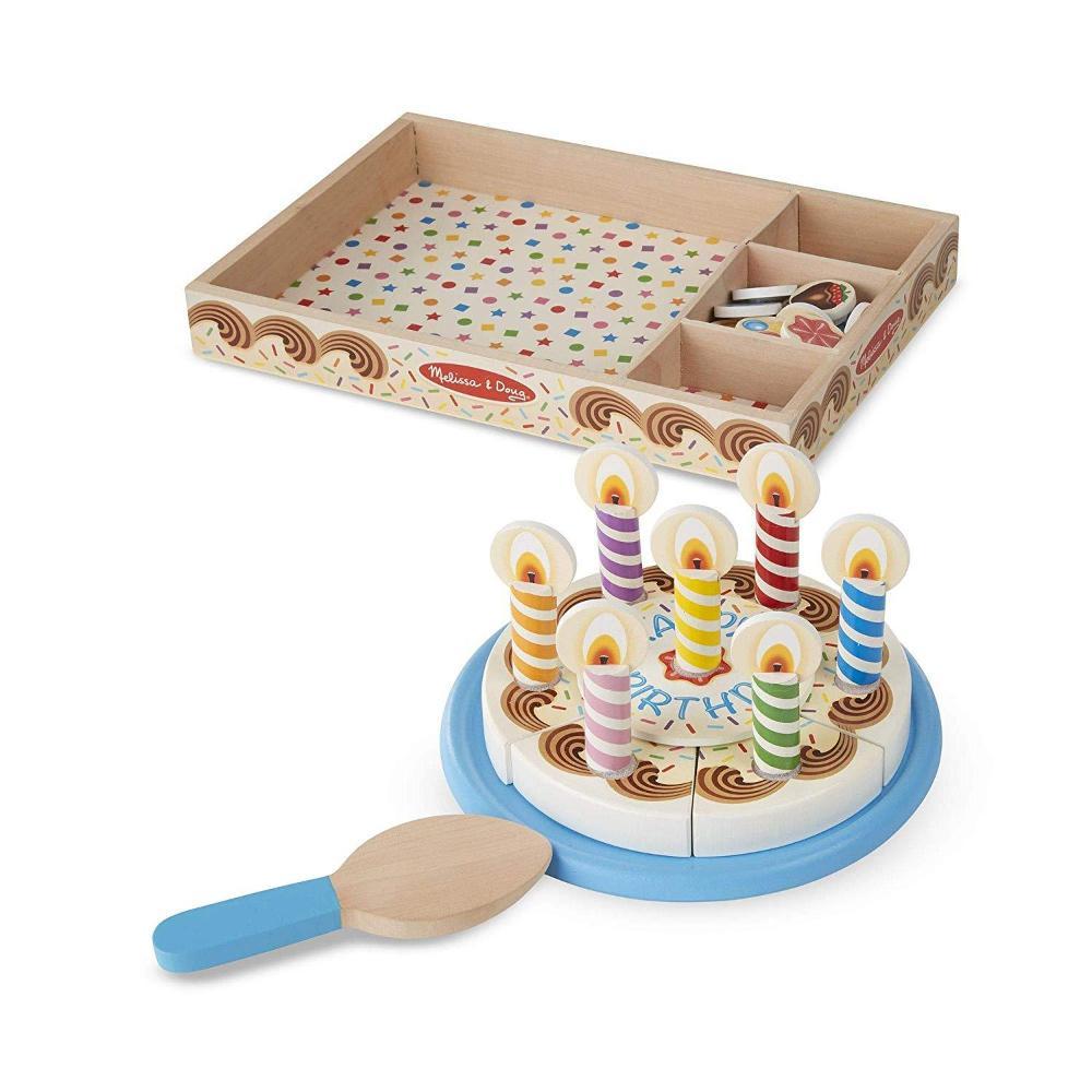 Melissa & Doug - Melissa & Doug Birthday Party Wooden Play Food - Playful Panda