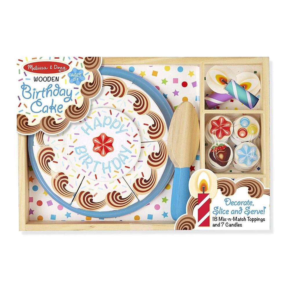 Melissa & Doug - Melissa & Doug Birthday Party Wooden Play Food - Playful Panda