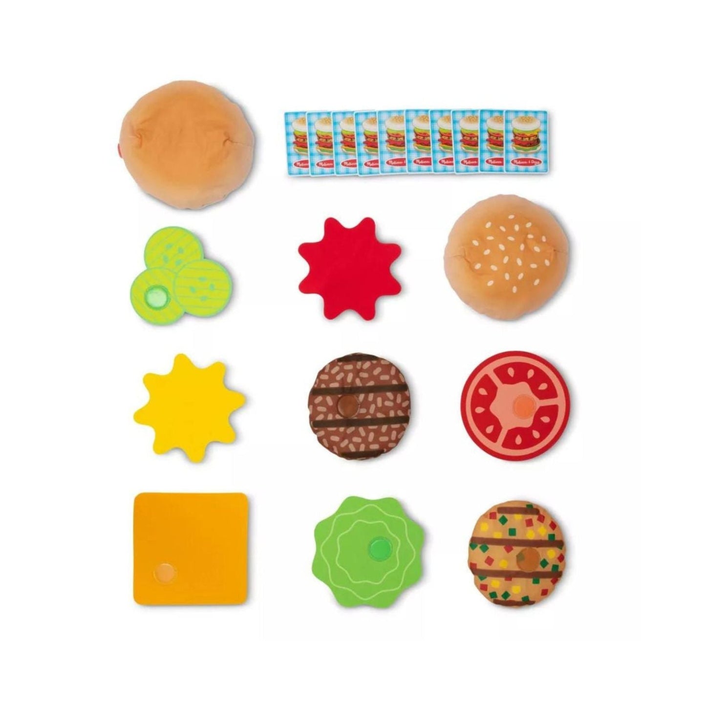 Melissa & Doug - Melissa & Doug Burger Stacking Game - Playful Panda