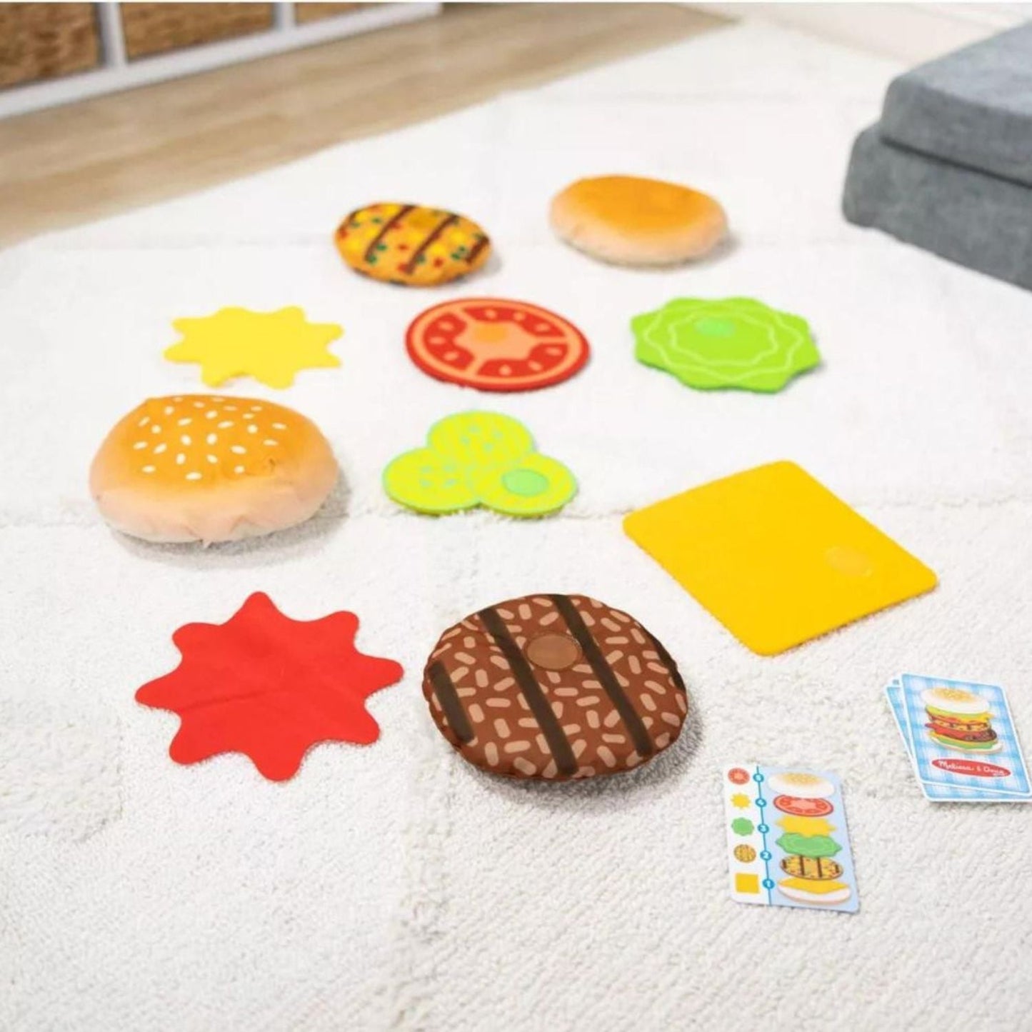 Melissa & Doug - Melissa & Doug Burger Stacking Game - Playful Panda