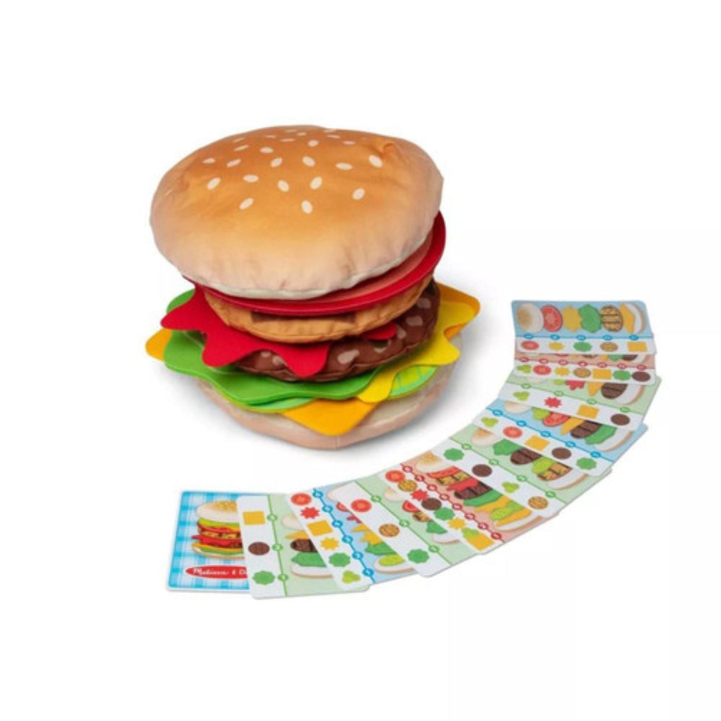 Melissa & Doug - Melissa & Doug Burger Stacking Game - Playful Panda