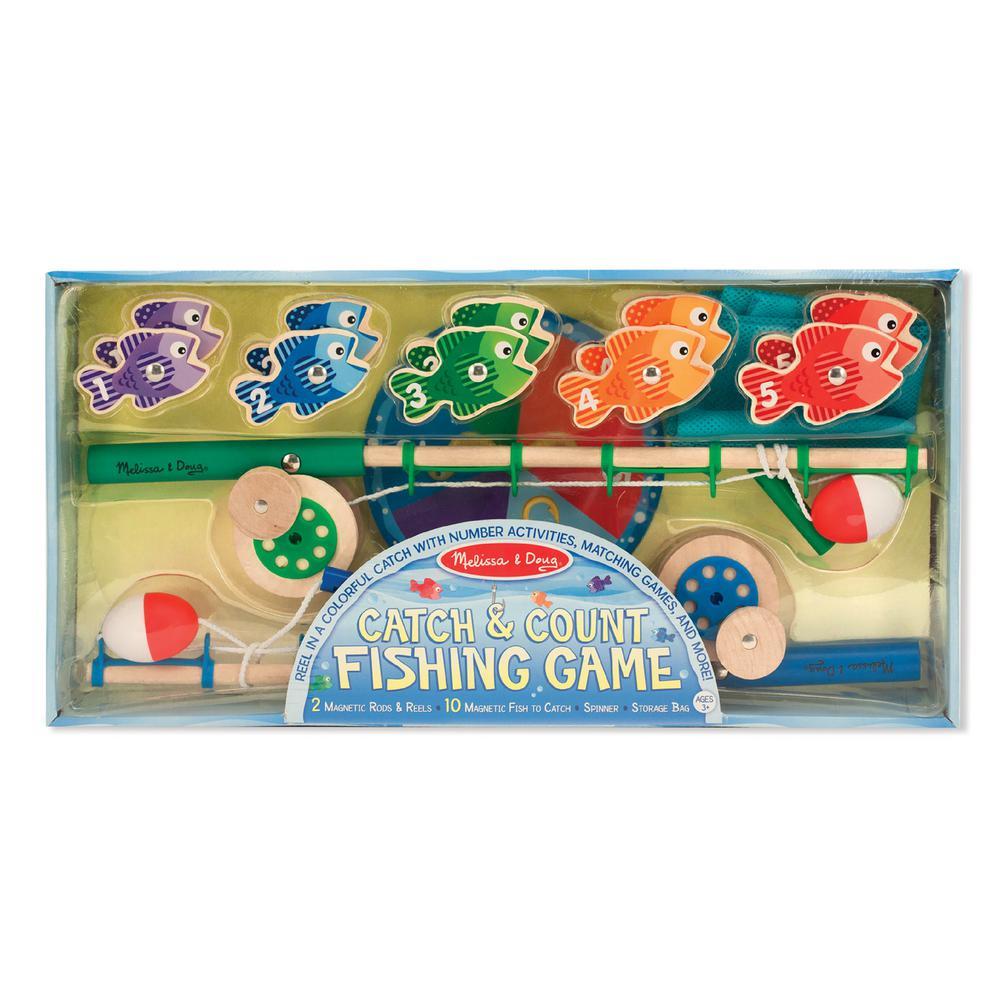 Melissa & Doug - Melissa & Doug Catch & Create Fishing Game - Playful Panda